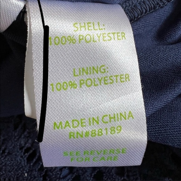 Lilly Pulitzer Tiki wrap romper in True Navy - Picture 5 of 8